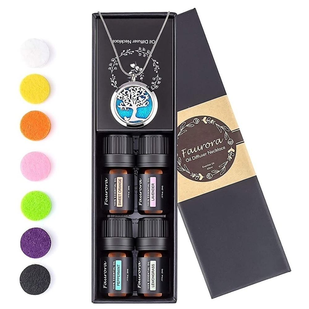 Faurora Essential Oil Diffuser Necklace - image 1